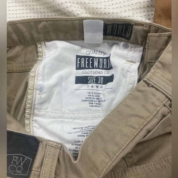 Men’s FREE WORLD SKINNY PANTS - Picture 3 of 4